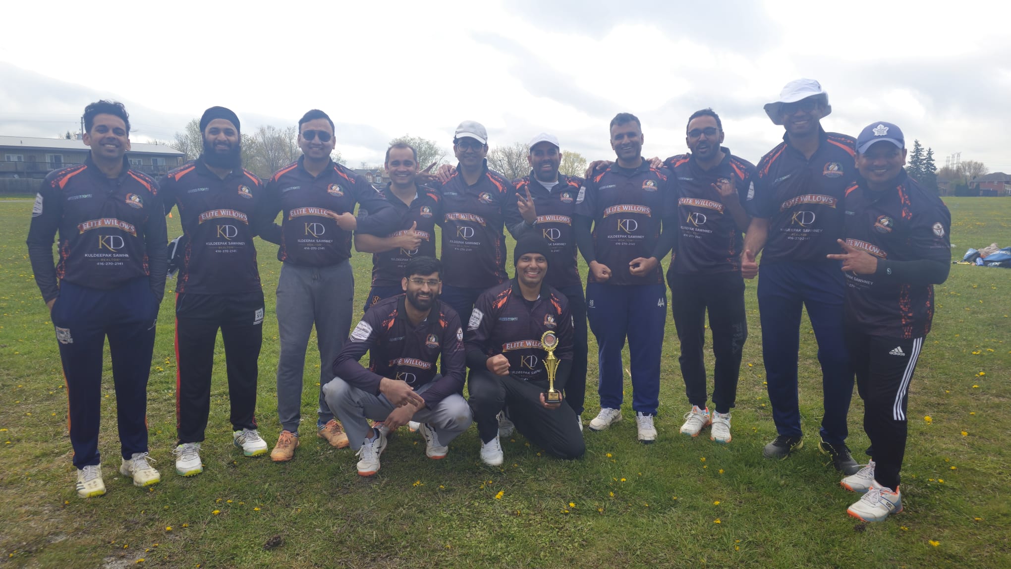 Elite Willows official team squad photograph in Toronto, Ontario